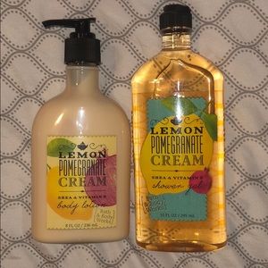 Lemon Pomegranate Cream Body Lotion & Shower Gel